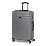 Rock Chicago 90 л чемодан из ABS пластика на 4 колесах серый