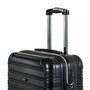 Rock Chicago 60 л чемодан из ABS пластика на 4 колесах черный