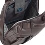 Piquadro PULSE 24 л міський рюкзак для ноутбука з натуральної шкіри темно-коричневий