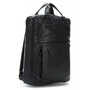 Piquadro PULSE 19 л міський рюкзак для ноутбука з натуральної шкіри чорний