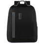 Piquadro PULSE 24 л городской текстильный рюкзак для ноутбука черный