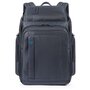Piquadro PULSE 25 л міський текстильний рюкзак для ноутбука темно-сірий