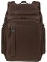 Piquadro PULSE 25 л міський текстильний рюкзак для ноутбука темно-коричневий