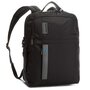 Piquadro PULSE 20 л міський текстильний рюкзак для ноутбука чорний