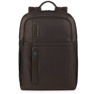 Piquadro PULSE 20 л городской текстильный рюкзак для ноутбука темно-коричневый