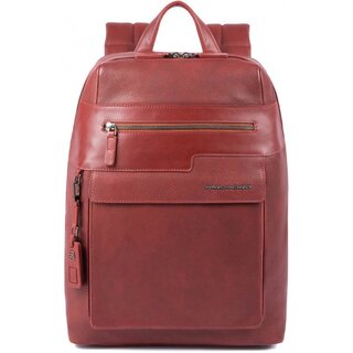 Piquadro VOSTOK 14 л городской рюкзак для ноутбука из натуральной кожи красный