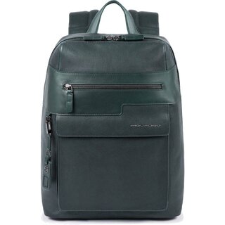 Piquadro VOSTOK 14 л городской рюкзак для ноутбука из натуральной кожи зеленый