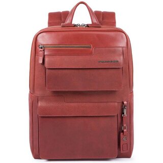 Piquadro VOSTOK 16 л городской рюкзак для ноутбука из натуральной кожи красный