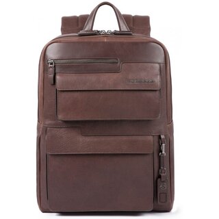 Piquadro VOSTOK 16 л городской рюкзак для ноутбука из натуральной кожи коричневый