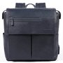 Piquadro VOSTOK Bagmotic 15 л городской рюкзак для ноутбука из натуральной кожи синий