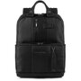 Piquadro Brief Bagmotic 20 л городской текстильный рюкзак для ноутбука черный