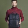 Piquadro Brief Bagmotic 23 л городской текстильный рюкзак для ноутбука синий
