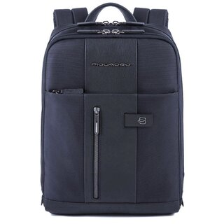 Piquadro Brief Bagmotic 9 л городской текстильный рюкзак для ноутбука синий