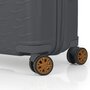 Gabol Piscis 90 л чемодан из ABS пластика на 4 колесах серый