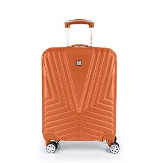 Gabol Atlanta 34 л чемодан из ABS пластика на 4 колесах оранжевый