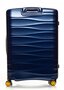 Roncato Stellar 103/117 л валіза пластикова з полікарбонату синя