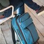 Чоловічий рюкзак міський з розширенням Hedgren Central на 20 л Синій