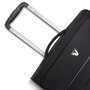 Roncato Lite Plus 42 л полегшена валіза для ручної поклажі з нейлону чорна