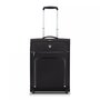 Roncato Lite Plus 25 л облегченный чемодан для ручной клади на 2-х колесах тканевый черный