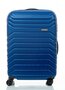 Roncato Fusion 70 л середня валіза на 4-х колесах з полікарбонату синя