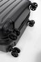 Roncato Fusion 70 л средний чемодан на 4-х колесах из поликарбоната черный