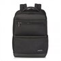 Чоловічий міський рюкзак Hedgren NEXT з відділенням під ноутбуки 15,6 дюйма Чорний