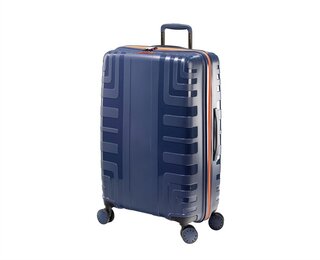Средний чемодан JUMP Crossline на 73 литра из полипропилена Темно-Синий