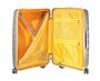 Средний чемодан JUMP Crossline на 4-х колесах из полипропилена, Антрацит