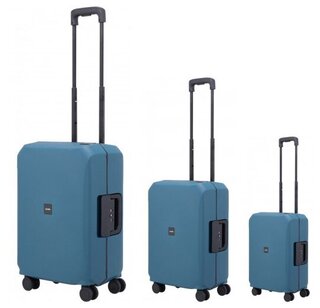 Комплект валіз Lojel Voja з поліпропілену Темно-синій