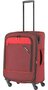 Комплект валіз Travelite Derby з розширювальної блискавкою з тканини червоний