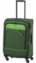 Комплект валіз Travelite Derby з розширювальної блискавкою з тканини зелений