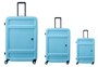 Комплект валіз Lojel Juna з полікарбонату на 4-х колесах Синій