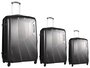 Комплект валіз Carlton PADDINGTON з пластика на 4-х колесах чорний