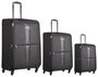 Комплект чемоданов Carlton Newbury из ткани на 4-х колесах чорний