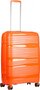 Комплект чемоданов Jump Tenali из полипропилена на 4-х колесах Оранжевый
