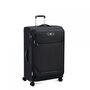 Комплект валіз Roncato Joy з тканини з розширювальної блискавкою Чорний