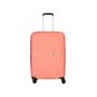 Travelite NUBIS 70/76 л чемодан из полипропилена на 4 колесах розовый