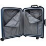 Большой чемодан Travelite TERMINAL на 108  из полипропилена на 4 колесах Синий