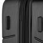 Средний чемодан Wenger Pegasus на 66/79 л весом 3,8 кг из поликарбоната Черный