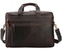 Вместительная мужская кожаная сумка с отделом для ноутбука 17 дюймов Tiding Bag