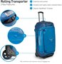 Велика сумка на колесах Osprey Rolling Transporter вагою 3,5 кг на 90 чи Синій