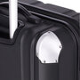 Travelite City середня валіза на 78/86 л із пластику вагою 3.9 кг Чорний
