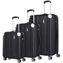 Travelite City средний чемодан на 78/86 л из пластика весом 3.9 кг Черный