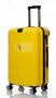 Sumdex Line-S середня валіза на 60/70 л вагою 3,9 кг з полікарбонату Жовтий
