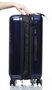 Sumdex Line-S средний чемодан на 60/70 л весом 3,9 кг из поликарбоната Темно-Синий