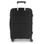 Gabol Kiba средний чемодан на 79 л весом 3,5 кг из полипропилена Черный