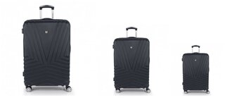 Набор чемоданов Gabol Atlanta из пластика на 4-х колесах Серый