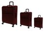 Набір з 3-х валіз з тканини IT Luggage DIGNIFIED Червоний
