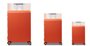 Набор из 3-х чемоданов из полипропилена Echolac FUSION Оранжевый