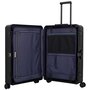 Большой чемодан из алюминия Travelite NEXT на 100 л Черный